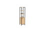 Hanah Home Armario de Baño Industrial Zafiro y Antracita 161.8 cm de Ancho x 38 cm de Alto x 34 cm de Fondo